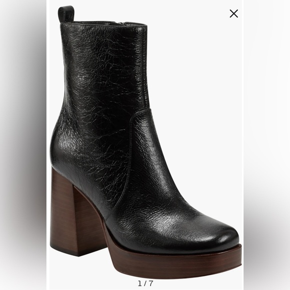 Marc Fisher Marysa Block Heel Platform Bootie 8.5 - Picture 8 of 13